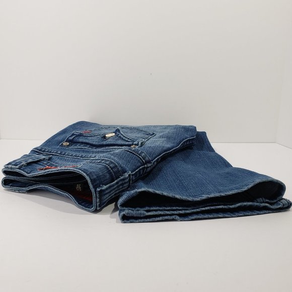 Vigoss New York Boot Cut Jeans with Medium Wash and 5 Pocket Design  Sz 5/6 (28) - Picture 2 of 12